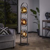 LifestyleFurn Vloerlamp Sylvana 160cm - Oud Zilver - thumbnail