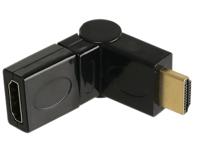 LogiLink AH0005 HDMI Hoge snelheidsadapter 90 Graad Hoek met Vergulde Contacten