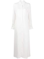 TWP robe-chemise à manches longues - Blanc