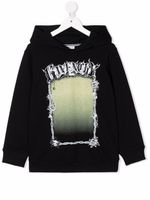 Givenchy Kids hoodie à logo imprimé - Noir - thumbnail