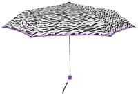 paraplu 97 cm aluminium/polyester wit/zwart