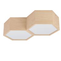 Eglo Houten plafondlamp Mirlas 2-lichts 98861