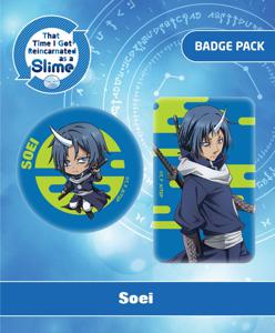 That Time I Got Reincarnated As A Slime Pin Badges 2-Pack Soei