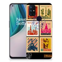 OnePlus Nord N10 5G Siliconen Back Cover Postzegels - thumbnail