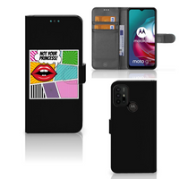 Motorola Moto G10 | G20 | G30 Wallet Case met Pasjes Popart Princess