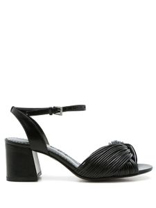 Sarah Chofakian sandales en cuir Colagem 45 mm - Noir