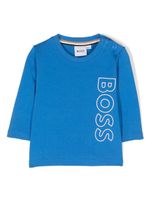 BOSS Kidswear haut à logo imprimé - Bleu