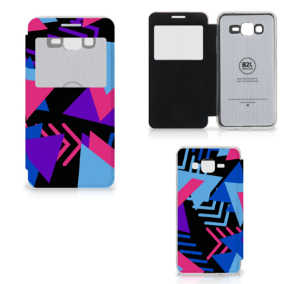 Samsung Galaxy Grand Prime Bookcase Funky Triangle