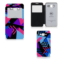 Samsung Galaxy Grand Prime Bookcase Funky Triangle