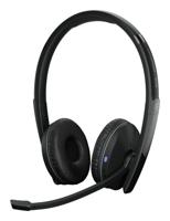 EPOS Headset On Ear headset Telefoon Bluetooth Stereo Zwart Noise Cancelling Volumeregeling, Microfoon uitschakelbaar (mute)