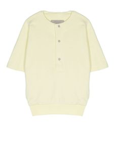 FEAR OF GOD ESSENTIALS cardigan Baseball Henley en coton - Jaune