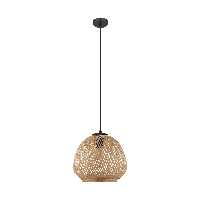 Eglo Rotan hanglamp Dembleby Ø 32cm 43261 - thumbnail