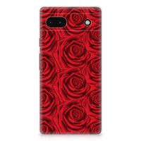 Google Pixel 6A TPU Case Red Roses - thumbnail