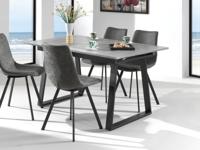 Eettafel VIETNAM 140 cm beton met verlengstuk