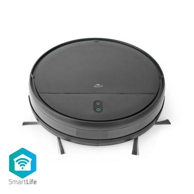 Nedis Robotstofzuiger | Wi-Fi | 0.2 l | Automatisch opladen | Zwart | 1 stuks - WIFIVCR001CBK WIFIVCR001CBK Nedis Robotstofzuiger | Wi-Fi | 0.2 l | Automatisch opladen | Zwart | 1 stuks - WIFIVCR001CBK WIFIVCR001CBK