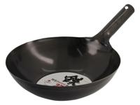 Tokyo Studio Design - Kitchen Iron - Wok IH Bodem plat  27cm - 30x44x25cm