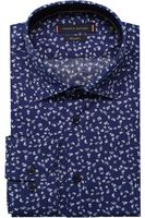 Tommy Hilfiger Slim Fit Overhemd Marine, Motief