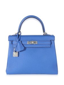 Hermès Pre-Owned sac à main Kelly 25 Retourne (2022) - Bleu