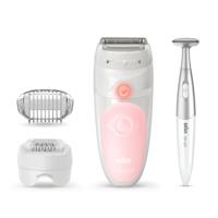 Braun Silk-épil 5 5-820 Epilator Voor Vrouwen Voor Zachte Ontharing, Wit/Roze - thumbnail