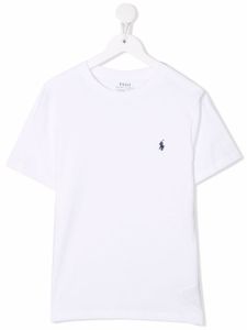 Ralph Lauren Kids t-shirt à motif Polo Pony brodé - Blanc