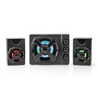 Gaming Speaker - Speaker-kanalen: 2.1 - USB Gevoed - 3,5 mm Male - 33 W - LED - Volumebediening