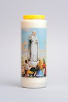 Traditionele Kerkkaars - Noveenkaars O.L.V. v. Fatima - 1 stuk