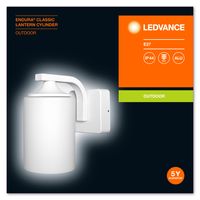 LEDVANCE ENDURA CLASSIC LANTERN CYL E27 WT LEDV 4058075392649 Wandlamp LED E27 Wit - thumbnail