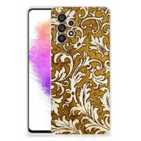 Siliconen Hoesje Samsung Galaxy A73 5G Barok Goud