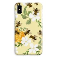 No flowers without bees: iPhone XS Max Volledig Geprint Hoesje - thumbnail