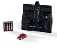 Carson Modellsport 500504147 Volkswagen Beetle 1:87 RC auto Elektro Straatmodel Incl. accu, oplader en batterijen voor de zender