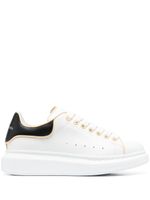 Alexander McQueen baskets en cuir - Blanc