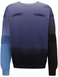 AMBUSH sweat à imprimé tie-dye - Bleu