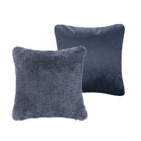 Tiseco Home Studio Sierkussen - Fluweel Kleur: Blauw