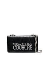 Versace Jeans Couture sac à bandoulière à effet peau de crocodile embossé - Noir