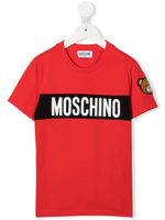 Moschino Kids t-shirt à logo imprimé - Rouge - thumbnail