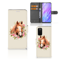 Telefoonhoesje met Pasjes voor Samsung Galaxy S20 Paard