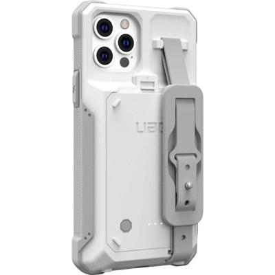 Urban Armor Gear WF0000154130 Laadcover Apple iPhone 16e/14/13 Wit-grijs Geïntegreerde accu Urban Armor Gear WF0000154130 Laadcover Apple iPhone 16e/14/13 Wit-grijs Geïntegreerde accu