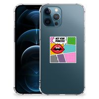 iPhone 12 | 12 Pro Anti Shock Bumper Case Popart Princess - thumbnail