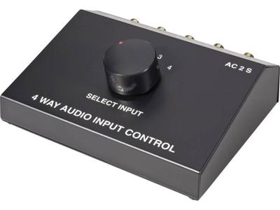 SpeaKa Professional SP-5741548 Cinch-audio-switch 4 poorten