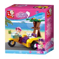 Sluban Girl&apos;s Dream Motor met Zijspan