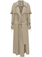 Victoria Beckham trench plissé à design drapé - Tons neutres