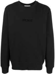 Zadig&Voltaire sweat en coton à logo imprimé - Noir