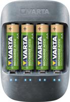 Varta batterij oplader - zwart - voor 4 batterijen - thumbnail