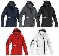 dassy softshell vest gravity women rood/zwart 2xl