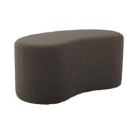 Leitmotiv [DL] Pouf Ada Wave bouclé Taupe Green -