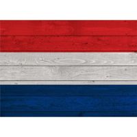 Horizontale vlag poster Holland 84 cm