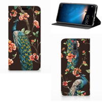 Huawei Mate 10 Lite Hoesje maken Pauw met Bloemen