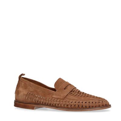 Sacha suède loafers bruin