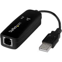 StarTech.com USB 2.0 Fax Modem, 56K Externe Hardware Dial Up V.92 Modem/Dongle/Adapter, Computer/Laptop Fax Modem, USB naar Telefoonaansluiting, USB Data Modem, Netwerk Fax/CMR/POS (USB56KEMH2)