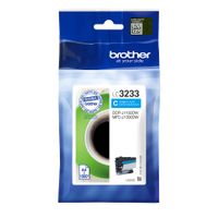 Brother LC-3233C inktcartridge 1 stuk(s) Origineel Normaal rendement Cyaan